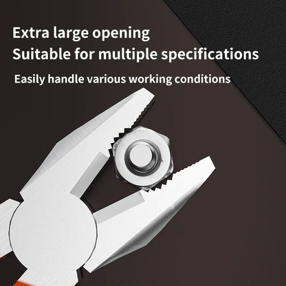 6/8inch Wire Pliers Industrial Labor-Saving Multifunctional Handmade Pliers Comprehensive Wire Cutting Long Nose Plier Hand Tool