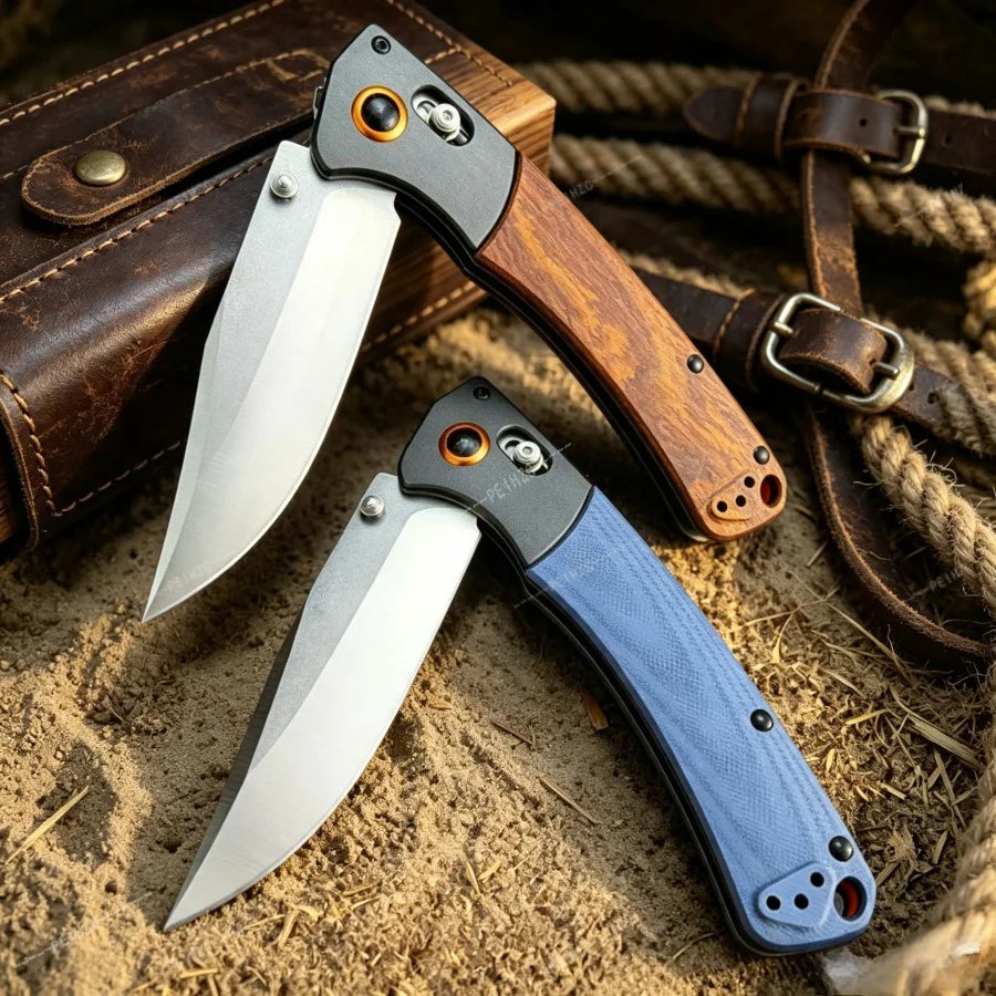 BM 15080 Compact Folding Knife S30V Steel Blade & Durable & Versatile for Outdoor Camping and Hiking EDC Practical Cutting Knife