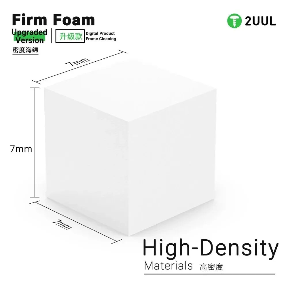 2UUL SC07 Nano Cleaning Sponge Upgraded Version 500PCS for Mobile Phone Camera Frame Pad Motherboard Chip Repair Cleaning Tool