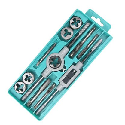 12/20/40 pcs Tap Die Kits Faucet and Mold Set Steel Wire Cone Mold Set for Cutting External & Internal Threads Hardware Tools