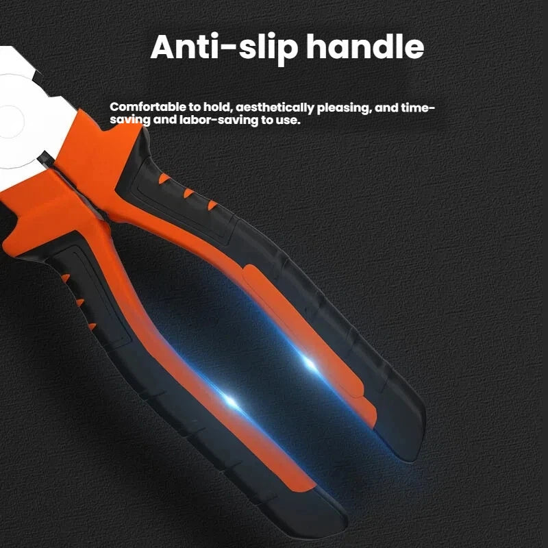 6 Inch 8 Inch Pliers Set, Needle Nose Pliers, Diagonal Cutting Pliers, Wire Cutters, Multifunctional Hand Tools for Electrician