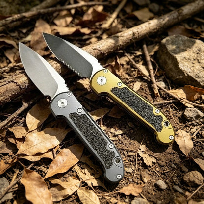 EDC Portable Folding Knife D2 Blade Aluminum Handle Closes Nicely Daily Box Opening Outdoor Hiking Camping Fishing Mountain Climbing Survival Rescue Multi‑functional High Hardness Wear‑resistant Tool