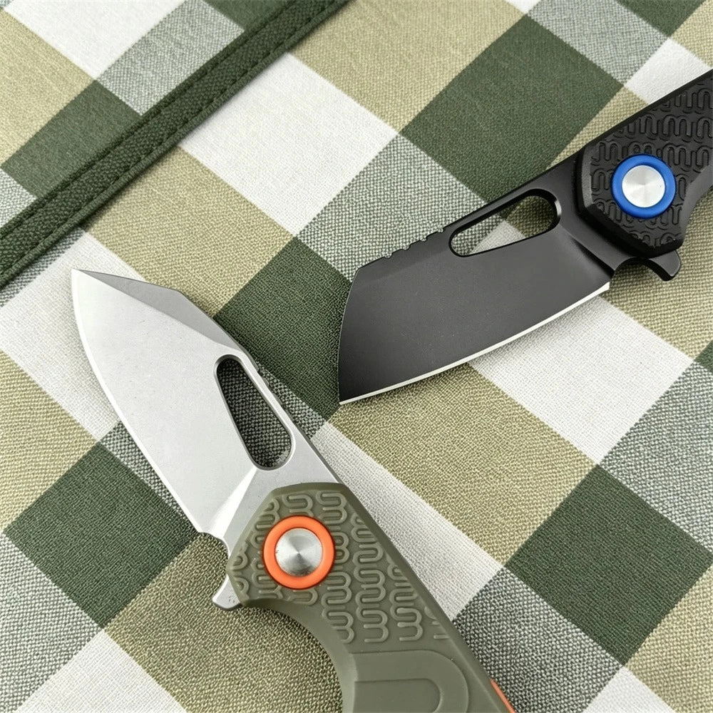Multitool F0332 Outdoor Pocket Folding Knife 8Cr13Mov Blade Nylon Fiber Handles Portable Tactical Hiking Utility Tools for Gift