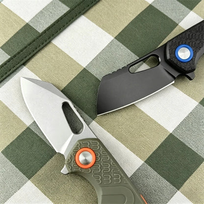 Multitool F0332 Outdoor Pocket Folding Knife 8Cr13Mov Blade Nylon Fiber Handles Portable Tactical Hiking Utility Tools for Gift