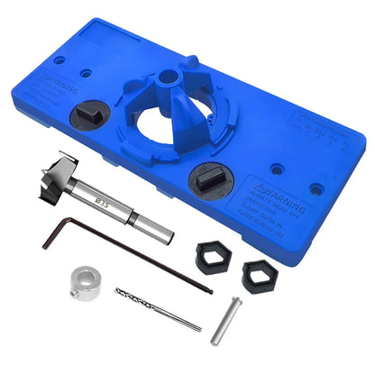 Concealed 35MM Cup Style Hinge Jig Boring Hole Drill or 35MM Concealed Hinge Jig Kit For Wood Hole Locator Hinge Jig Drill Guide