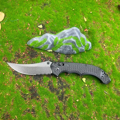 1PC,BM 865 High Hardness Outdoor Utility Folding Knife Ergonomics G10 Handle Jungle Climbing Picnic Lightweight Tools Camping Fishing Knives Portable Hiking Cutter Daily Cutting Tools Fruit Knife