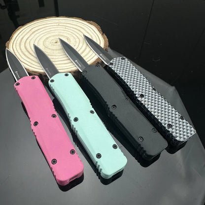 Mini A07 Folding Knife Zinc Alloy Handle 440c Blade Outdoors Camping Hiking Survival Pocket Knives Combat Military Men's Gift