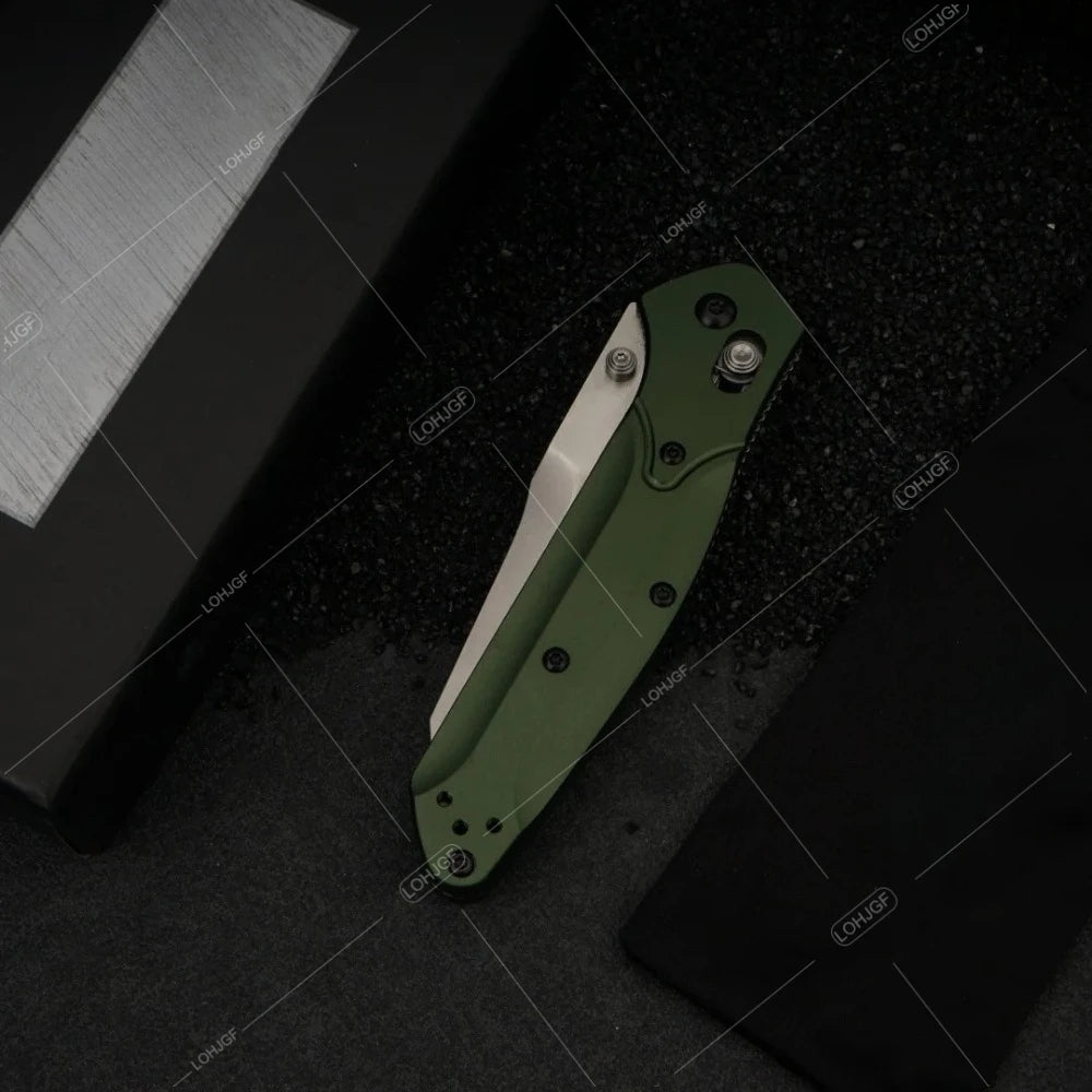 Osborne S30V Satin Plain Blade BM 940 Folding Knife with Pocket Clip High-quality Outdoor Preferred Picnic Cutting Knives