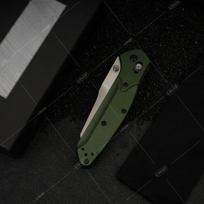 Osborne S30V Satin Plain Blade BM 940 Folding Knife with Pocket Clip High-quality Outdoor Preferred Picnic Cutting Knives