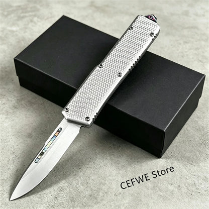 Cobra Tec Outdoor Camping Tactical Pocket Folding Knife D2 Blade Aluminium Alloy Handle EDC Survival Rescue Multi-purpose Knife