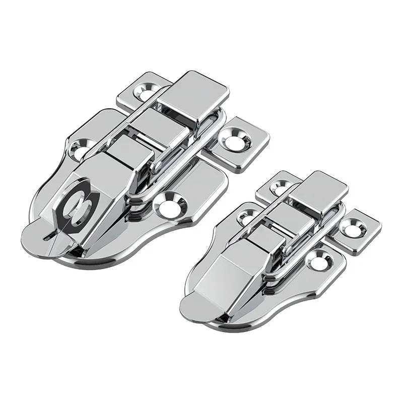 Box snap, nickel-plated iron lock snap, bag fastener, hook, wooden box and toolbox lock, fixed lock, hardware accessory