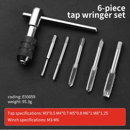 12/20/40pcs Multi-Size Portable Home Taps Slabs Tool Cases  Hardware Tool Portable Universal Combination Alloy Ste