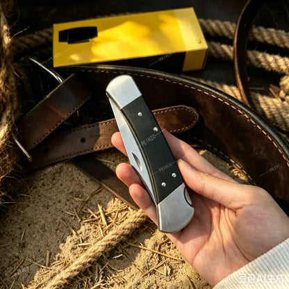 110 Folding Knife D2 Steel Blade G10 Handle Outdoor Camping Portable Hiking Survival Multi-purpose EDC Pocket Knife Men's Gift