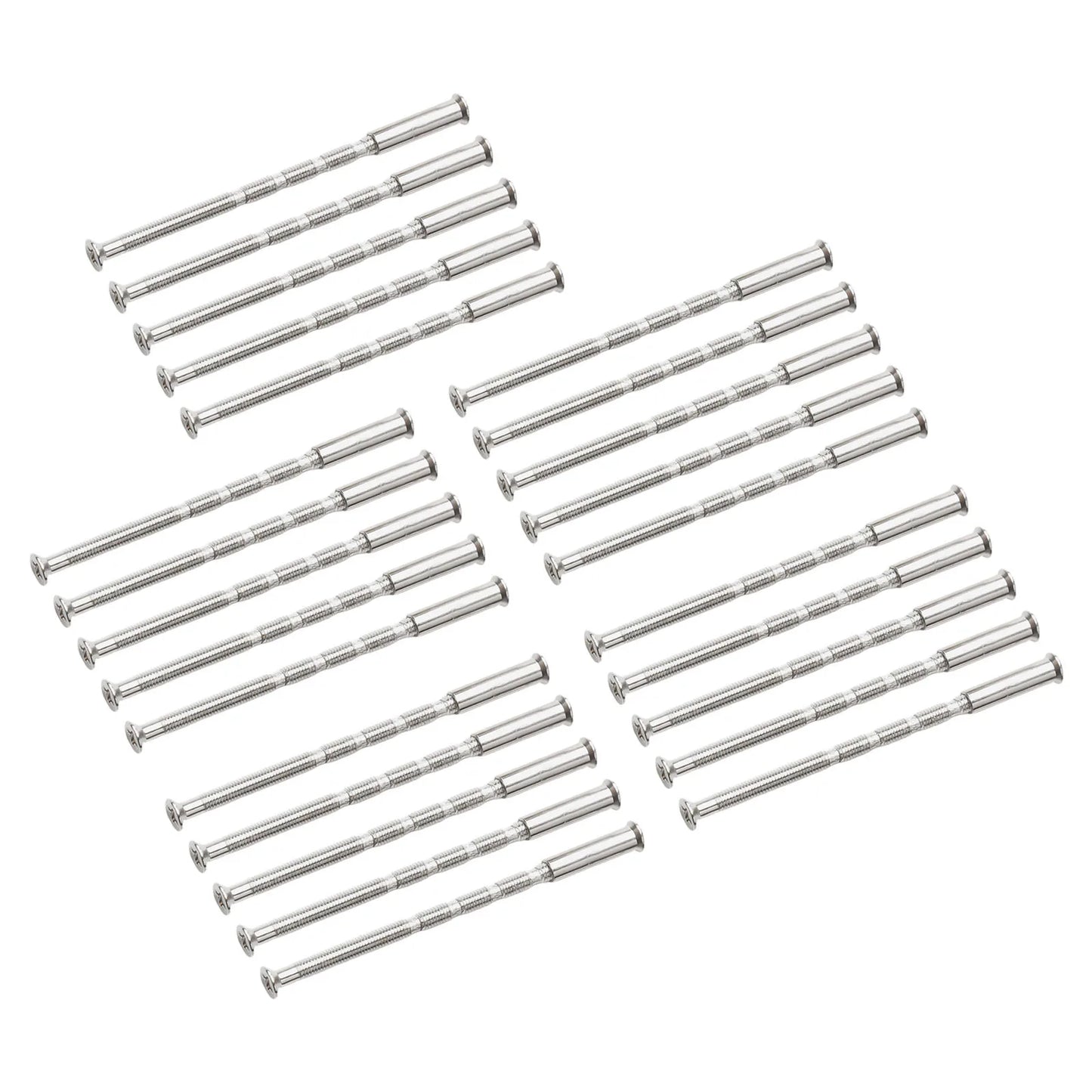 25 Pcs/set Door Handle Fixing Screw Door Handle Bolt Through Fixings For M3 Door Handle Knobs Door Lock Metal Screws Hardware