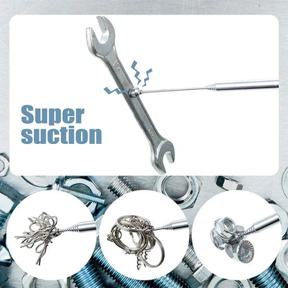 Mini Portable Telescopic Magnetic Pen Hand Portable Magnet Pick Up Tool Adjustable Pickup Rod Stick Picking Up Screws Nut Bolt