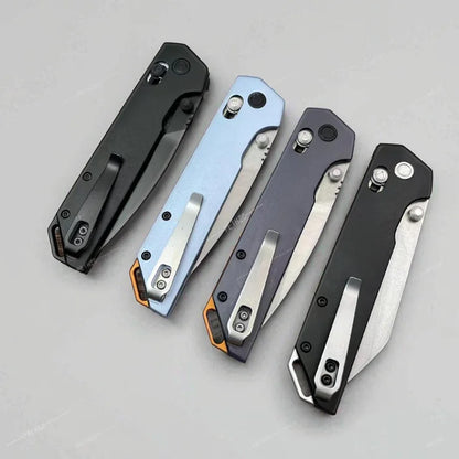 KS 2038 Compact Folding Knife Outdoor Tactical Camping EDC Multi-purpose Cutting Knife Exploration Survival Tool Gift for Men