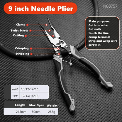 Multifunctional Universal Diagonal Pliers Hardware Wire Cutters Professional Electrician Anti Slip Durable Repair Tools