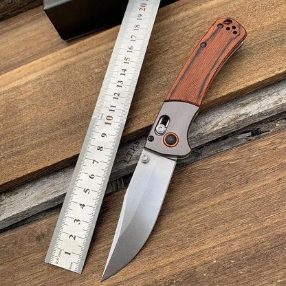 Pocket Knife BM 15080 Hunt Crooked River Folding Knife Point Blade Hunting Camping Outdoor Knives