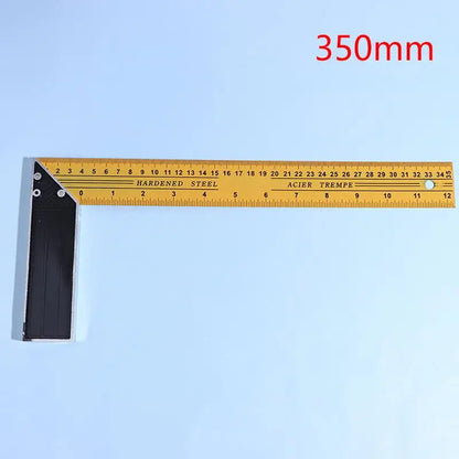 L-shaped High Precision Scale Multifunctional Corner Ruler Metal Carpentry Squares For Woodworking Building And Framing Design