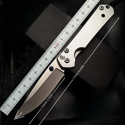 Chris Reeves Folding Knife, Outdoor Multifunctional Knife, Tactical Folding Knife Made of High Hardness Stainless Steel Knives
