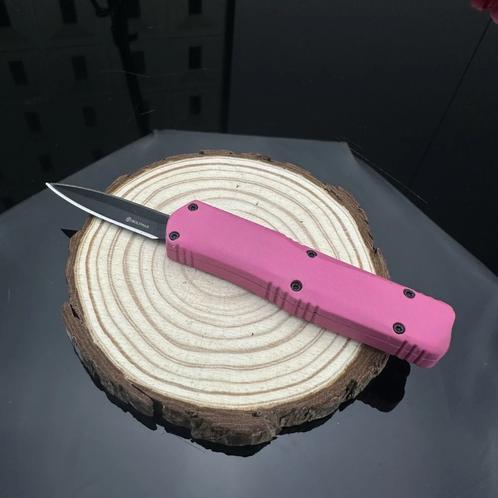 Mini A07 Folding Knife Zinc Alloy Handle 440c Blade Outdoors Camping Hiking Survival Pocket Knives Combat Military Men's Gift