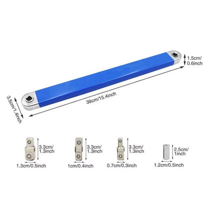 Heavy Duty Offset Extension Wrench Dual Purpose Adapter CR-V Steel Hand Tool for Impact Socket Ratchet Motorcycle Car Repair Hot