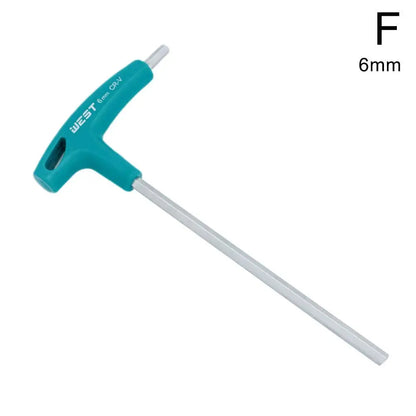 Professional Hex Allen Wrench with T-Handle 2mm 2.5mm 3mm 4mm 5mm 6mm 8mm 10mm Hexagonal Wrench Tools