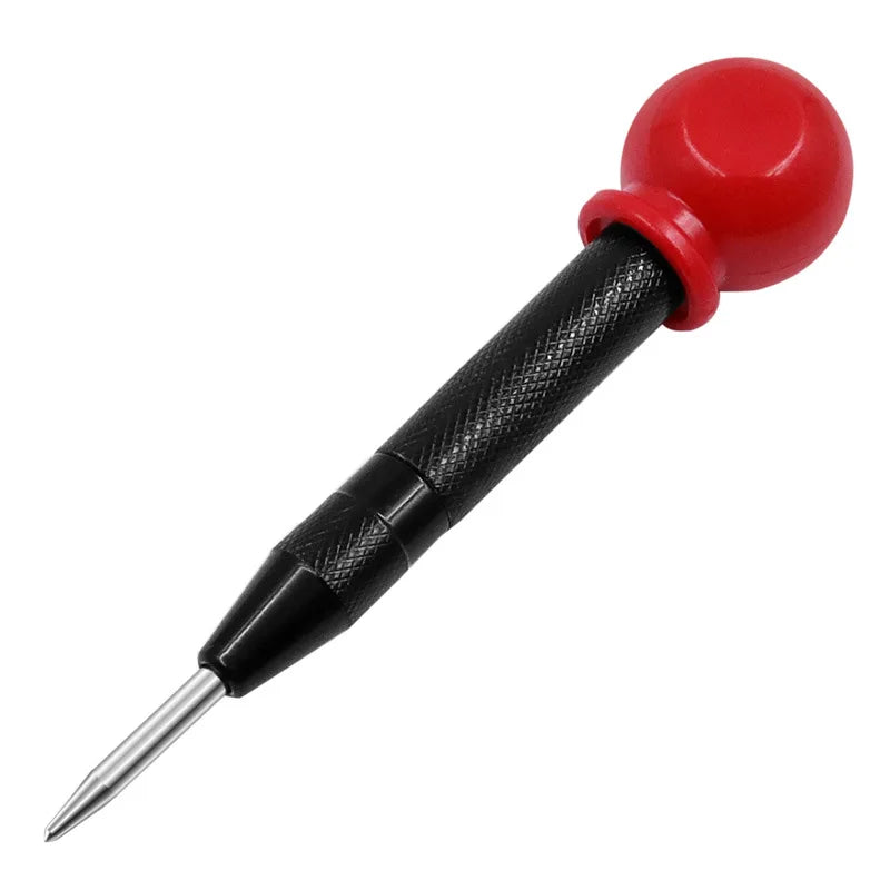Automatic center punching woodworking marking tool, metal drill bit woodworking pressing teeth fixed-point punching marking tool