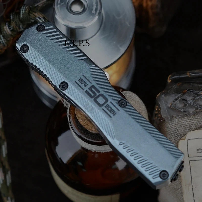 MSI RAM-LOK 210T-10PMBK Folding Pocket Knife Lightweight for Outdoor EDC Camping Fishing Hunting Multifunctional Tools