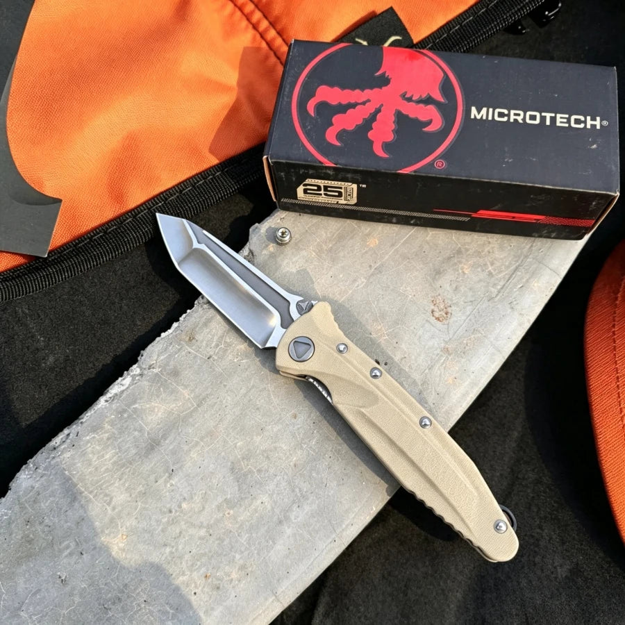 Multi-functional Folding Knife D2 Steel Blade G10 Handle Ergonomic Grip Outdoor Camping Hiking Fishing EDC Fruit Knife Cutting Tool
