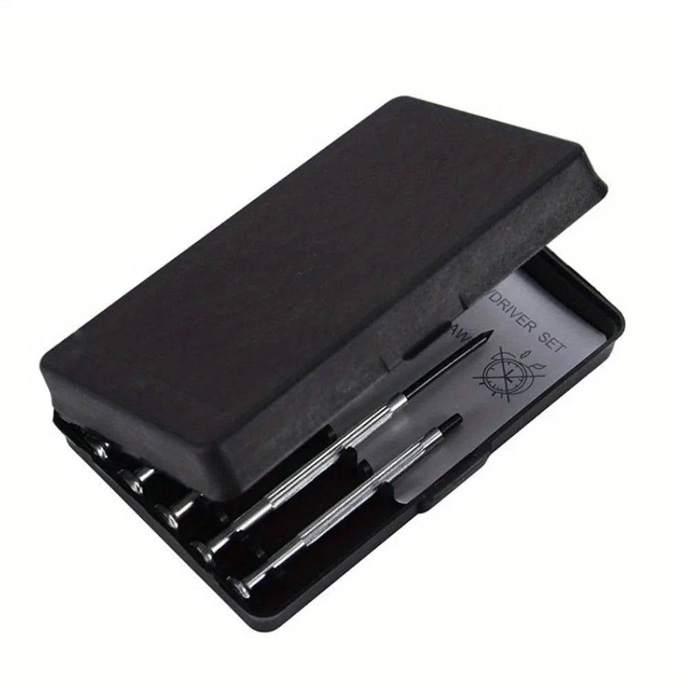 11pcs Professional Screwdriver Set For Watch Eyeglass Mobile Phone Repair With Storage Case