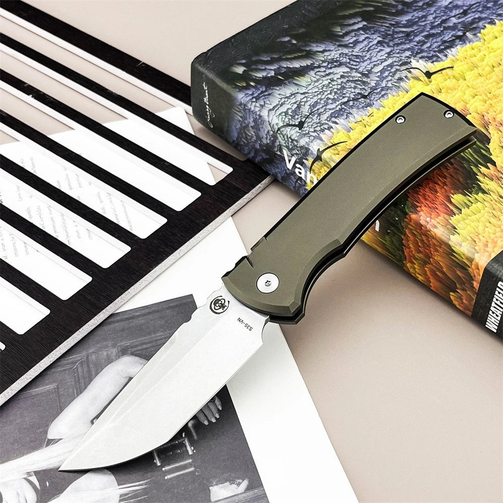 229 Multi-functional Folding Knife, Durable D2 Steel Blade Treatment, An Excellent Tool for Outdoor Camping, Rock Climbing and Adventure Activities