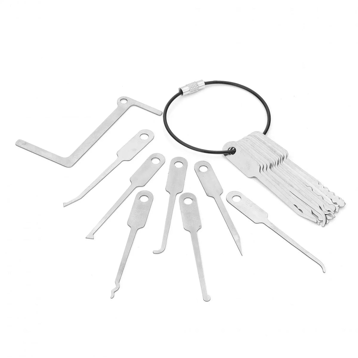 22-in-1 Lock Pick Set, Pro Locksmith Tools, Universal Padlock Repair Kit, Portable Metal Lock Picks, Daily Lock Maintenance