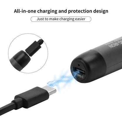 Soldering Iron Mini Small Soldering Iron Set Portable Household Type-C Interface 600mAh Battery Adjustable Temperature