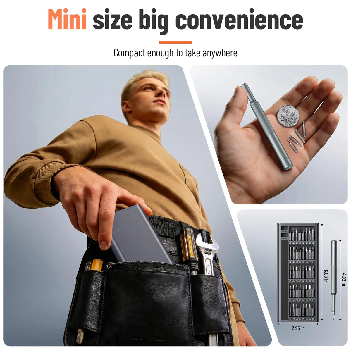 42/80 in 1 Precision Screwdriver Set with Magnetizer/Demagnetizer for Phone Computer Watch Laptop Doorbell Eyeglass  Electronic