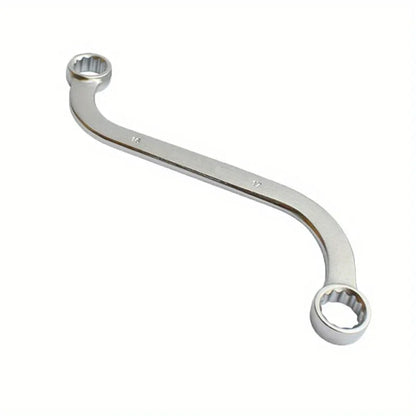 5Pcs S Type 10-19mm 12-Point Box Ends Double-Headed Special-Shaped Fastening Wrench Car Repair Tool S-Shaped Spanner Hardware