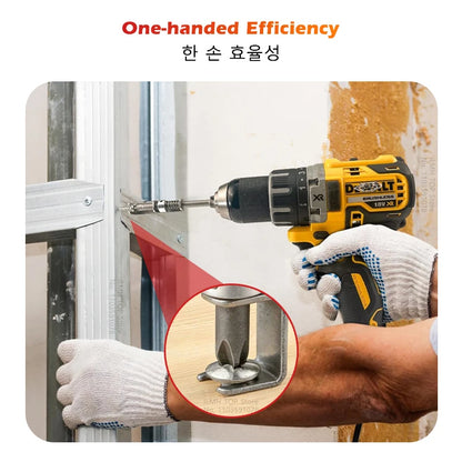 iLMH Spring-loaded Screw Holder Bit, Anti-Drop Screw Fixing Bit Power Tool Accessories, Drill Bit Holder for PH2 T20 T25 Screw