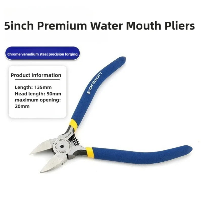 5/6 Inch Professional Cutting Pliers Wire Stripping Tool Side Cutter Cable Burrs Nipper Electricians DIY Repair Hand Tools
