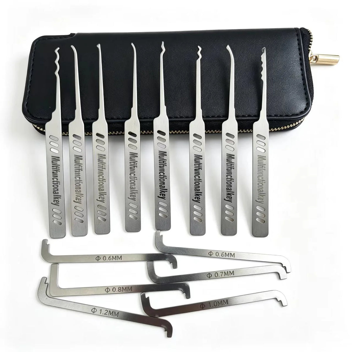 14-Piece Edelstahl-Lockpick-Set & Tensioning Tool - Hot in Demand with Professional Euro-Schlossmeistern инструмент для вскрытия