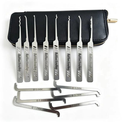 14-Piece Edelstahl-Lockpick-Set & Tensioning Tool - Hot in Demand with Professional Euro-Schlossmeistern инструмент для вскрытия