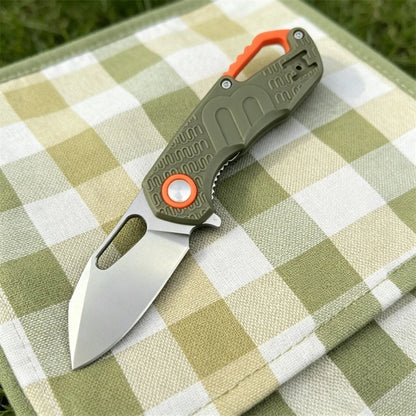 Multitool F0332 Outdoor Pocket Folding Knife 8Cr13Mov Blade Nylon Fiber Handles Portable Tactical Hiking Utility Tools for Gift