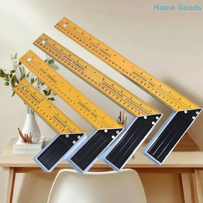L-shaped High Precision Scale Multifunctional Corner Ruler Metal Carpentry Squares For Woodworking Building And Framing Design
