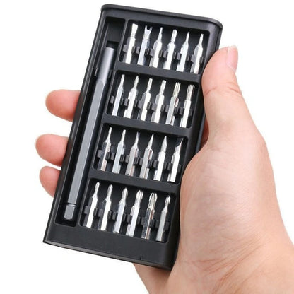 25 in 1 Mini Screwdriver Set, Flat Head and Cross Shaped Small Screwdrivers, Suitable for Electronic Products