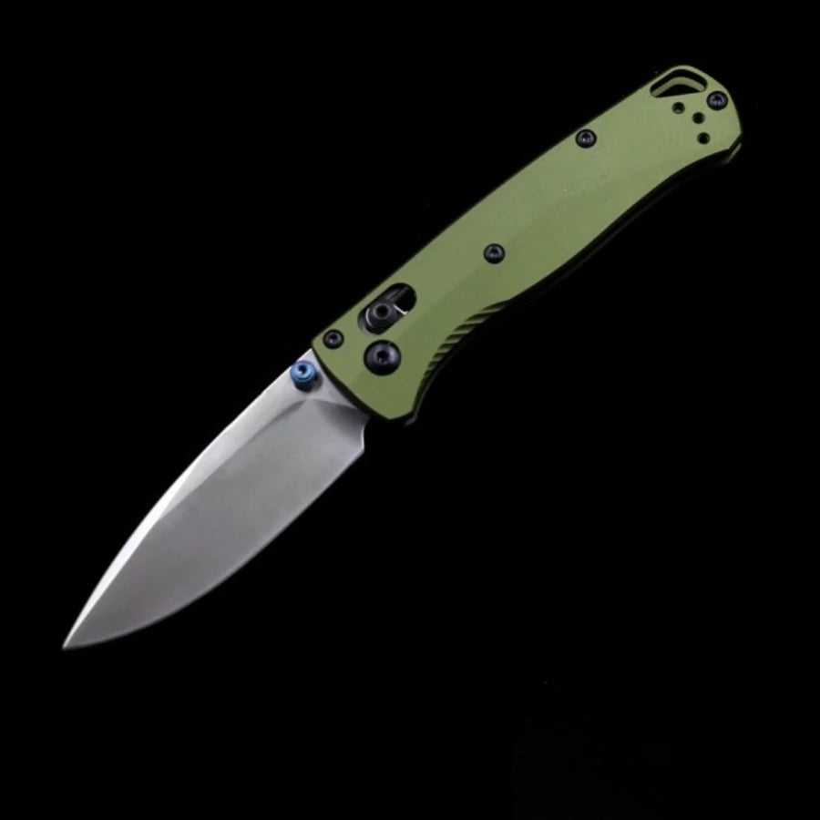 BM535BK-07 Bugout Axis Lock Folding Knives D2 Blade with Aluminum Handle Drop Point Blade Outdoor Camping Hunting Pocket Knives