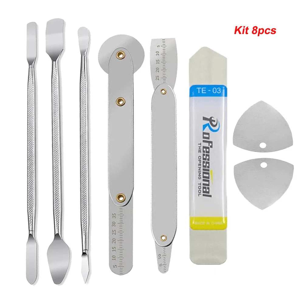 Spudger Pry Tool Kit Metal Spudger Ultra-Thin Prying Opening Tool for iPhone Laptop iPad Cell Phone Computer Repair Tool Kit