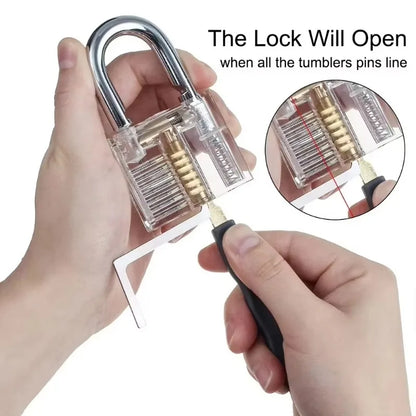 10/12PCS Lock Pick Set Locksmith Extractor Tools Broken Key Auto Extractor Remove Hooks Stainless Steel DIY Hand Tools Hardware