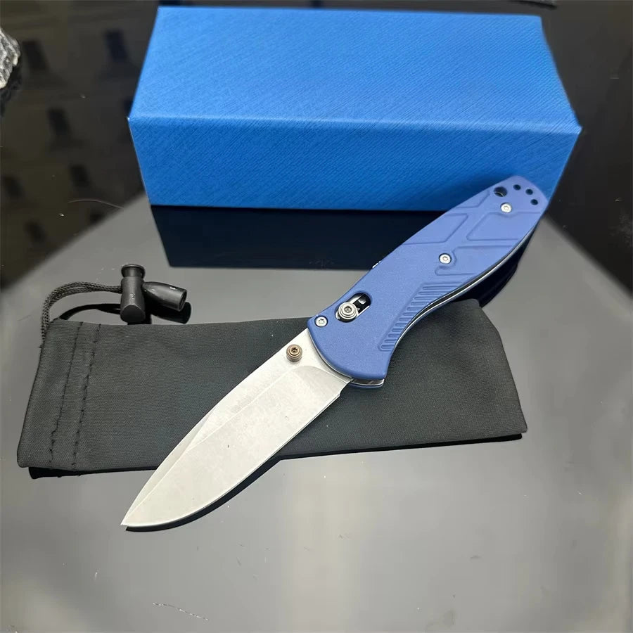 NEW BM 585 Knife Mini-Barrage Assisted Folding Knife Outdoor Hunting Camping Survival Pocket EDC Tool Multitools Hand Knife