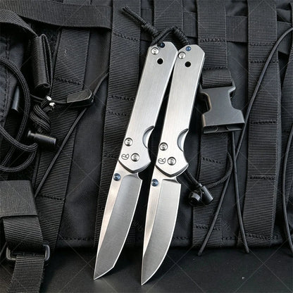 Chris Reeves Folding Knife, Outdoor Multifunctional Knife, Folding Knife Made of High Hardness Stainless Steel Knives Tool