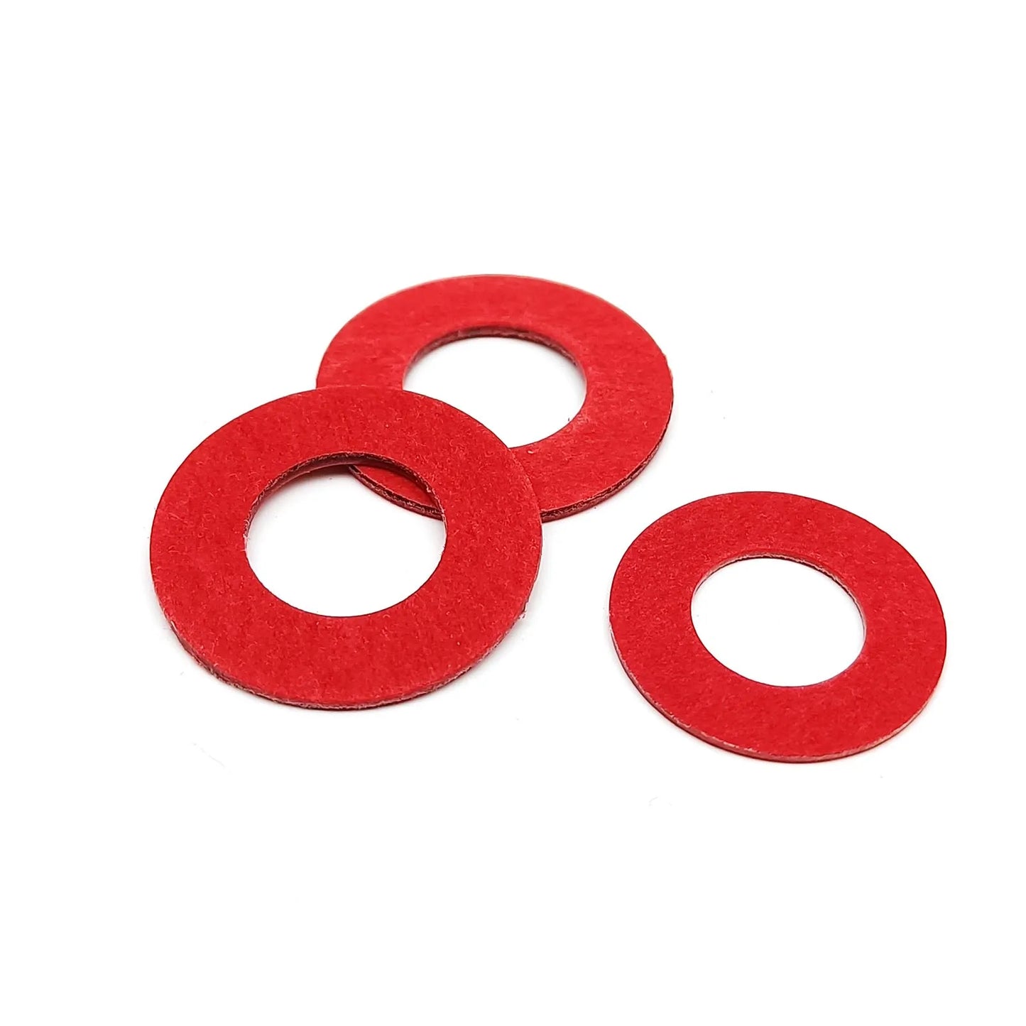 415/1105pcs M2 M2.5 M3 M4 M5 M6 M8 M10 M12 Red Steel Paper Flat Washer Plain Insulated Gasket Ring Pad Assortment Kit Set Box