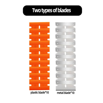 Razor Scraper Car Window Blade Knife Cleaner Ceramic Glass Sticker UV Glue Cleaner Remover Automotive Film Ceramic Tool Suit